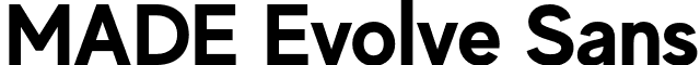 MADE Evolve Sans font - MADE Evolve Sans Bold (PERSONAL USE).otf