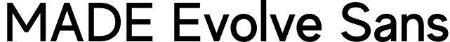 MADE Evolve Sans font - MADE Evolve Sans Medium (PERSONAL USE).otf