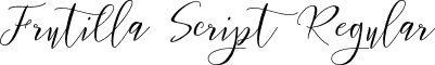 Frutilla Script Regular font - Frutilla Script.otf