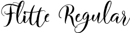 Flitte Regular font - Flitte.otf