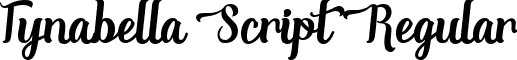 Tynabella Script Regular font - tynabella_script-webfont.ttf