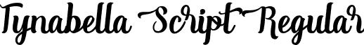 Tynabella Script Regular font - Tynabella Script.otf