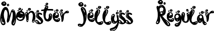 Monster Jellyss1 Regular font - Monsterjelly_ss1.ttf