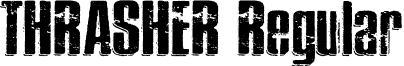 THRASHER Regular font - THRASHER PERSONAL USE.ttf