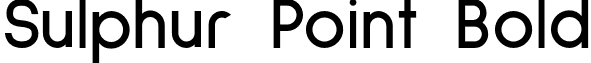 Sulphur Point Bold font - SulphurPoint-Bold.otf