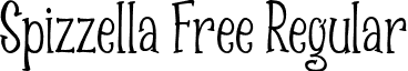 Spizzella Free Regular font - Spizzella Free font.otf