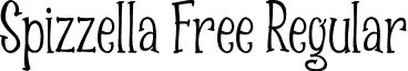 Spizzella Free Regular font - Spizzella Free font.ttf