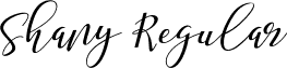 Shany Regular font - Shany.ttf