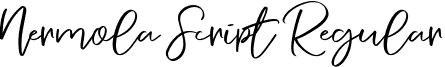 Nermola Script Regular font - NermolaScript-Regular.ttf