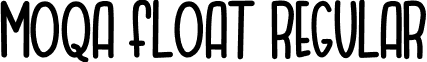MOQA FLOAT Regular font - MOQA FLOAT.otf