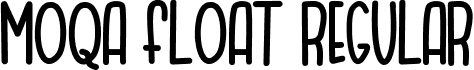 MOQA FLOAT Regular font - MOQA FLOAT.ttf
