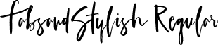 FabsandStylish Regular font - FabsandStylish.otf