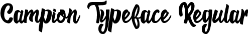 Campion Typeface Regular font - Campion Typeface.otf