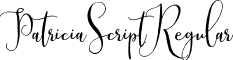 Patricia Script Regular font - Patricia Script.ttf