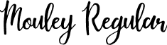 Mouley Regular font - Mouley Free.ttf