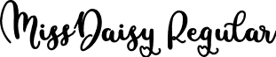 MissDaisy Regular font - MissDaisy.otf