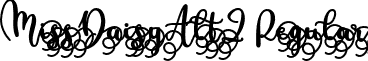 MissDaisyAlt2 Regular font - MissDaisyAlt2.otf