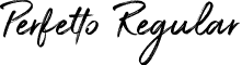 Perfetto Regular font - Perfetto.ttf