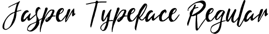 Jasper Typeface Regular font - Jasper.otf