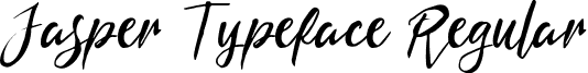 Jasper Typeface Regular font - Jasper.ttf