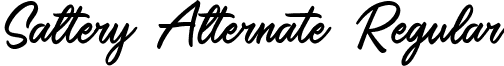 Saltery Alternate Regular font - Saltery Alternate.ttf