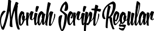 Moriah Script Regular font - Moriah_Script.ttf
