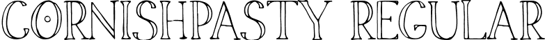 CornishPasty Regular font - Cornish_Pasty-Regular.ttf