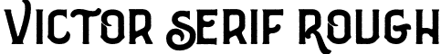 Victor Serif Rough font - Victor-SerifRough.otf