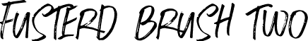 Fusterd Brush Two font - Fusterd Brush Two.ttf