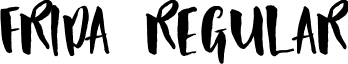 FRIDA Regular font - FRIDA-Regular.ttf