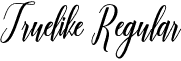 Truelike Regular font - Truelike.otf