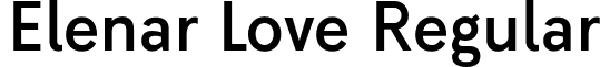 Elenar Love Regular font - ElenarLove-Regular.otf