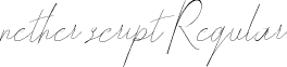 nether script Regular font - nether script.ttf