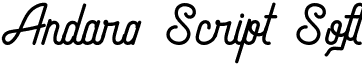 Andara Script Soft font - andara script.otf