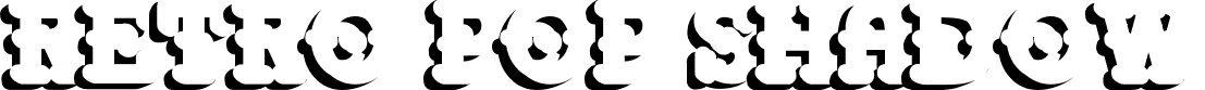 Retro Pop Shadow font - Retro Pop Shadow.ttf