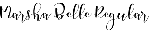 Marsha Belle Regular font - marsha_belle_demo_version.otf