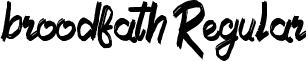 broodfath Regular font - broodmother.ttf