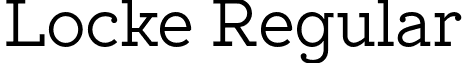 Locke Regular font - CDType - Locke Regular.otf