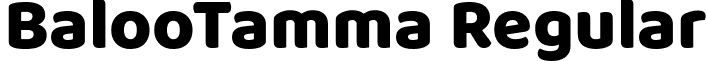 BalooTamma Regular font - BalooTamma-Regular.ttf
