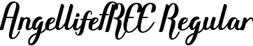AngellifeFREE Regular font - ANGELLIFE_FREE.otf