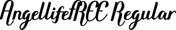 AngellifeFREE Regular font - ANGELLIFE_FREE.ttf