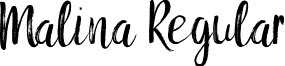 Malina Regular font - Malina-Regular.otf