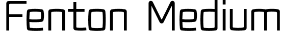 Fenton Medium font - Fenton-Medium.otf