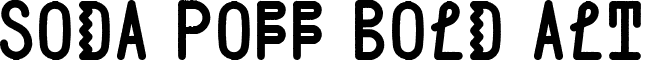 Soda Popp Bold Alt font - Soda Popp - Bold (Alt).ttf