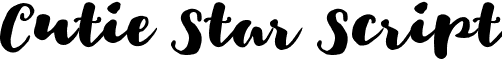 Cutie Star Script font - Cutie Star.otf