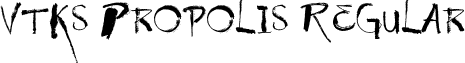 Vtks Propolis Regular font - Vtks Propolis.ttf