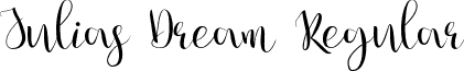 Julias Dream Regular font - JuliasDream-Regular 13.40.37.otf