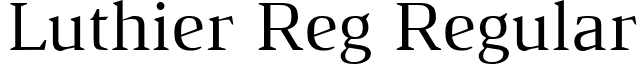 Luthier Reg Regular font - Luthier-Regular.ttf