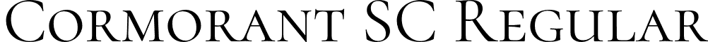 Cormorant SC Regular font - CormorantSC-Regular.otf