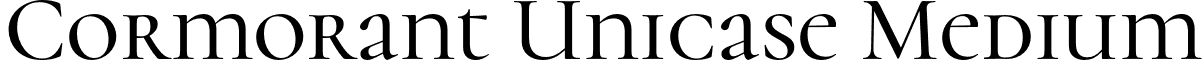 Cormorant Unicase Medium font - CormorantUnicase-Medium.otf